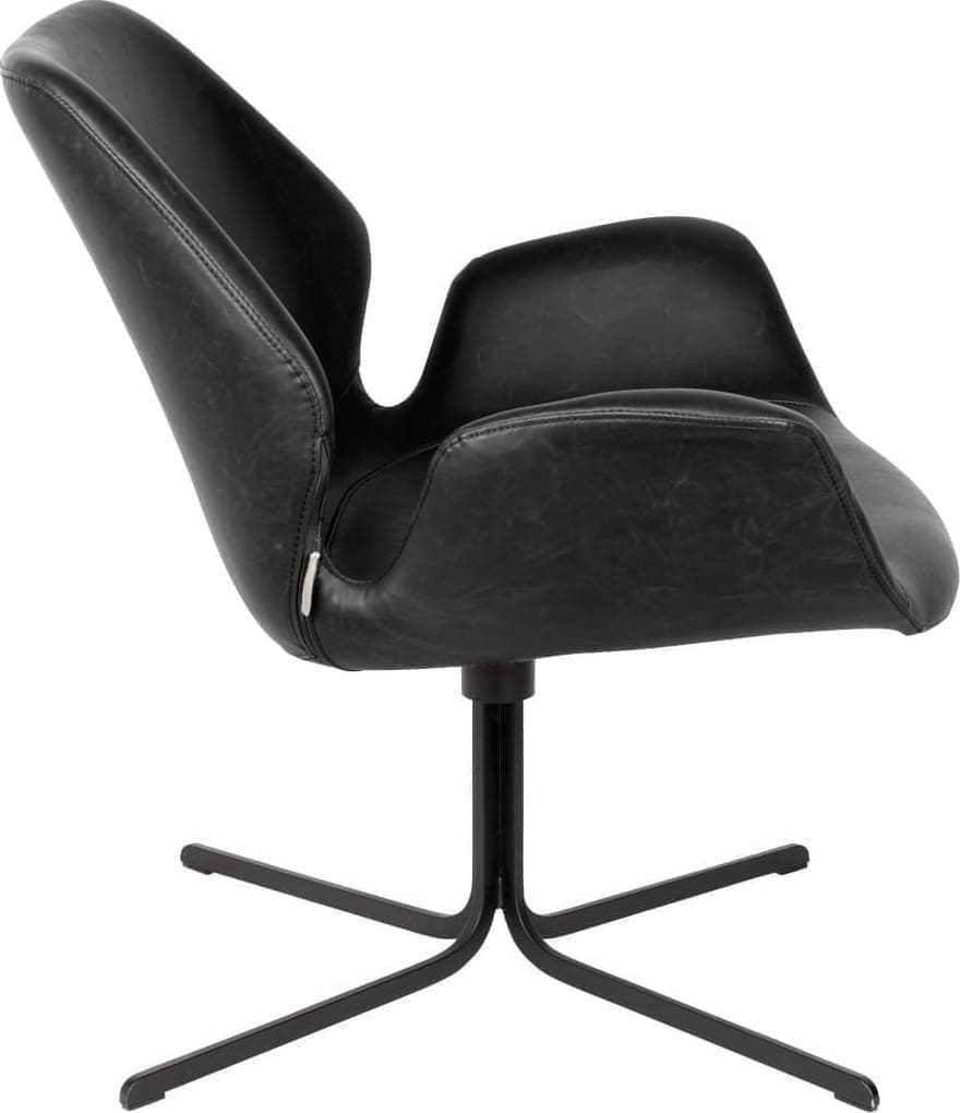 Fauteuil Nikki All Black Zuiver ZVR3100065