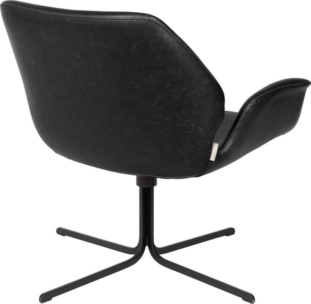 Fauteuil Nikki All Black Zuiver ZVR3100065