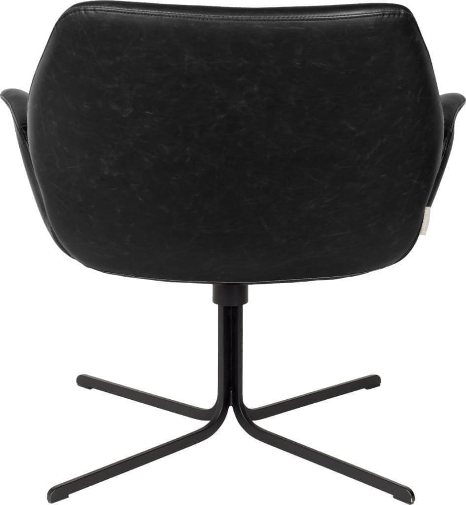 Fauteuil Nikki All Black Zuiver ZVR3100065