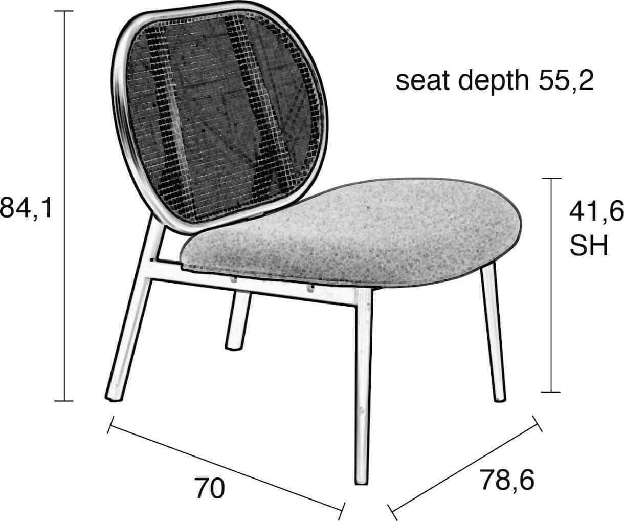 Fauteuil Spike - Natural/Grey - Afbeelding 27
