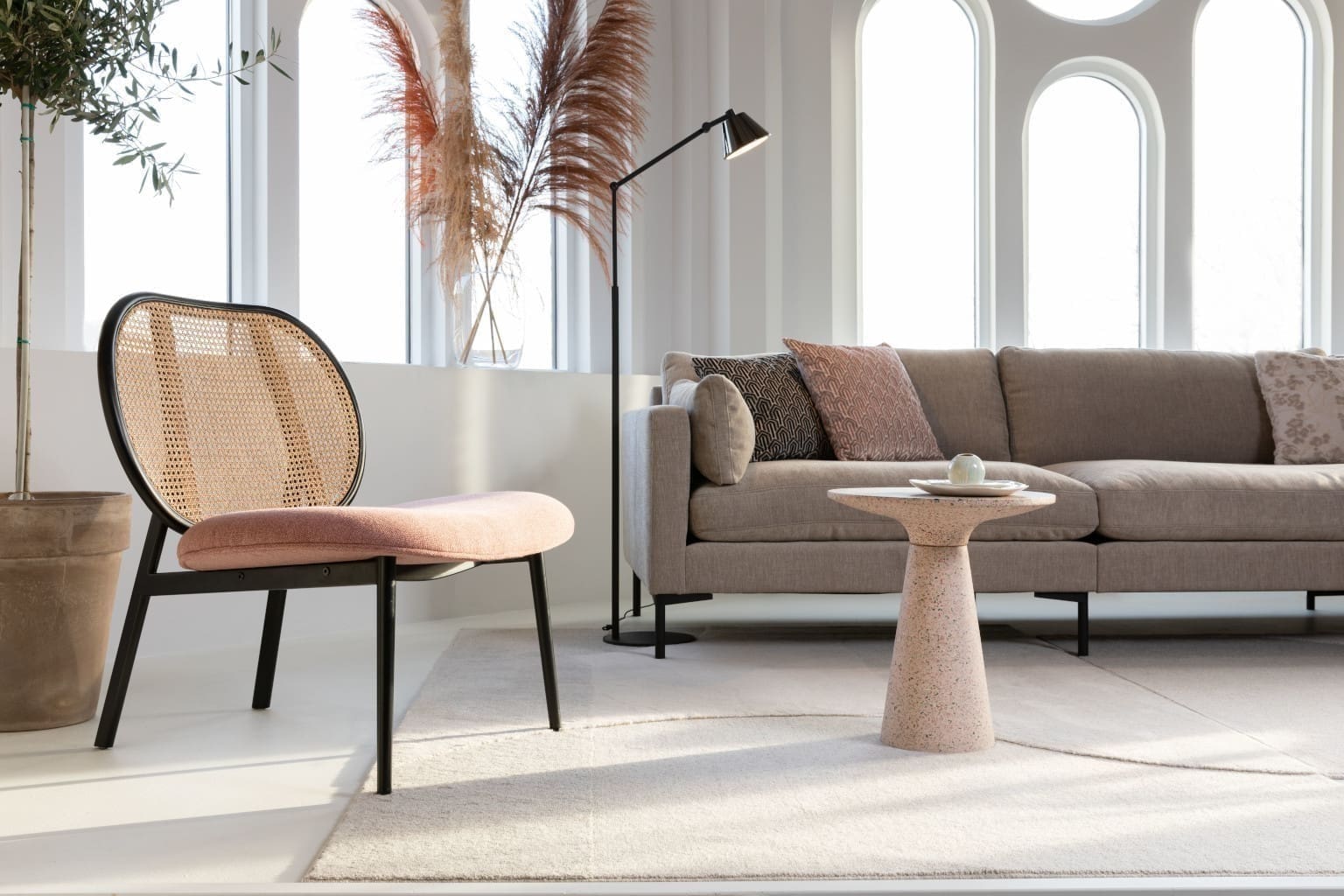 Fauteuil Spike - Natural/Pink - Afbeelding 24