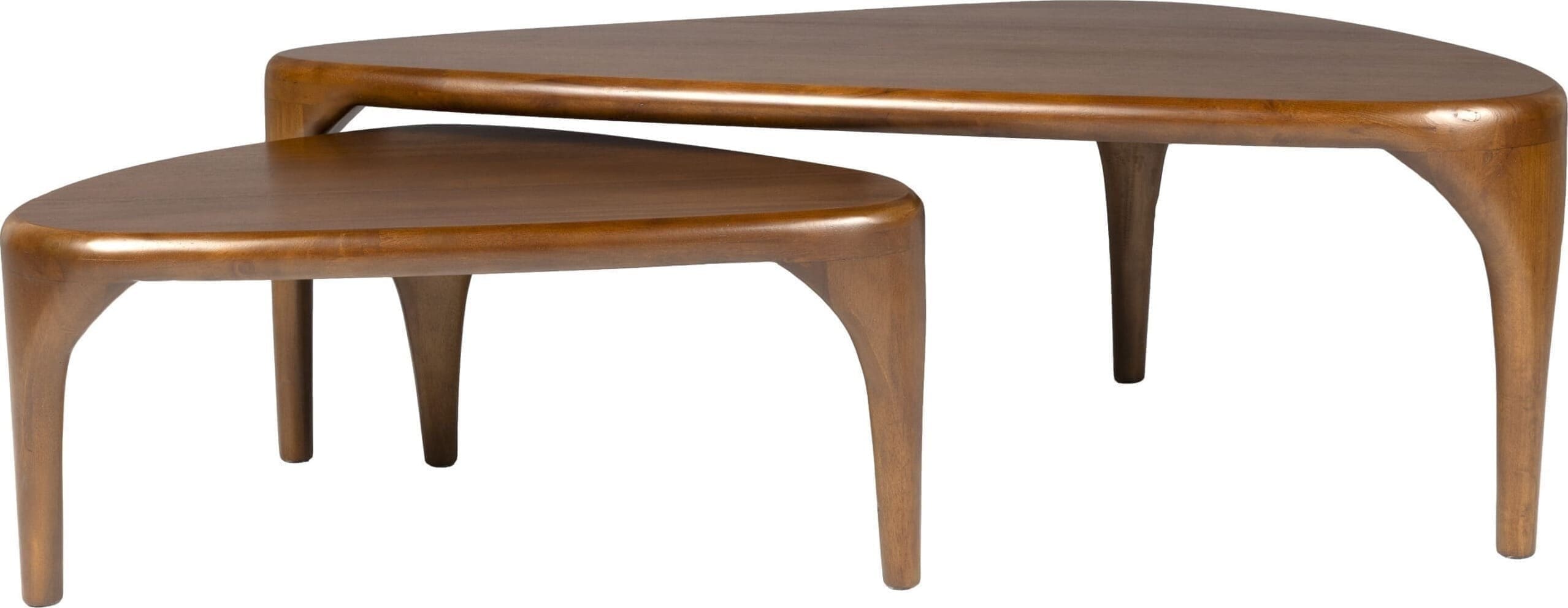 Salontafel Isla Set Of 2 Walnut Zuiver ZVR2300438
