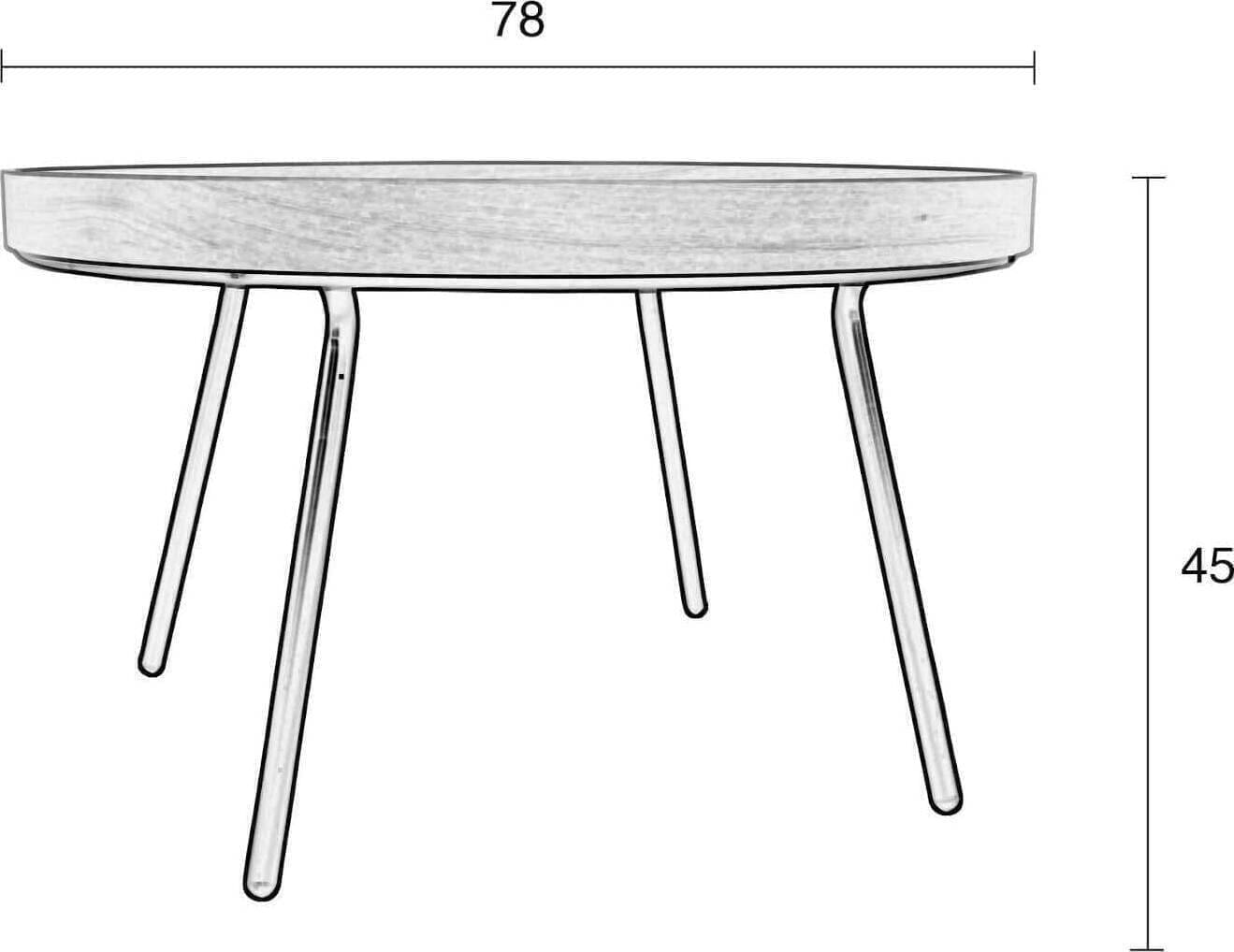 Salontafel Oak Dienblad Zuiver ZVR2200009