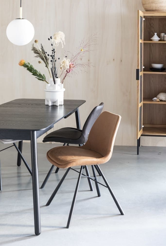 Tafel Glimps 120/162x80 - Black - Afbeelding 24