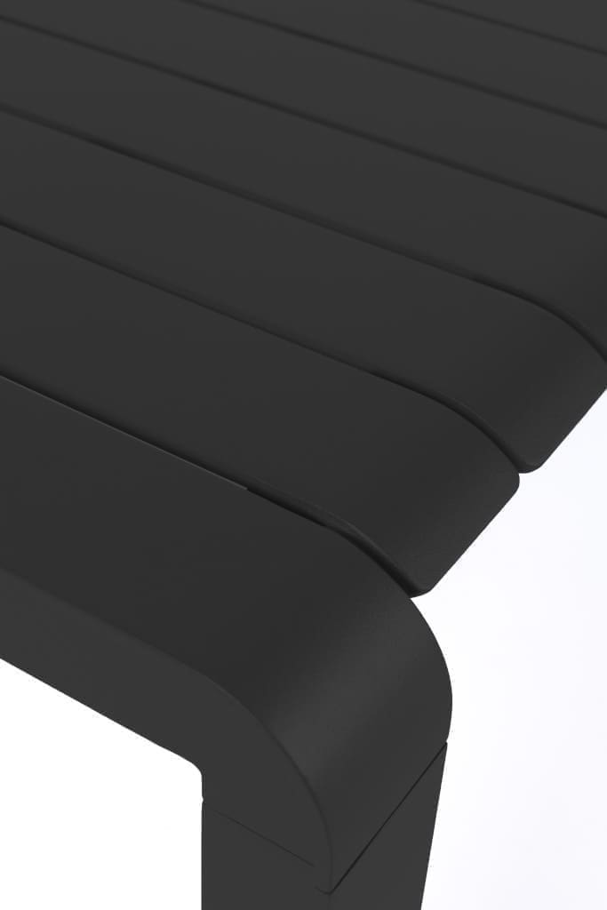 Tuinbank Vondel 129,5x45 Black Zuiver ZVR1700007