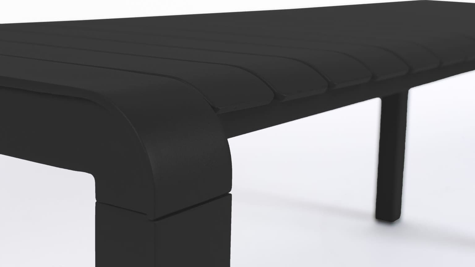 Tuinbank Vondel 129,5x45 Black Zuiver ZVR1700007