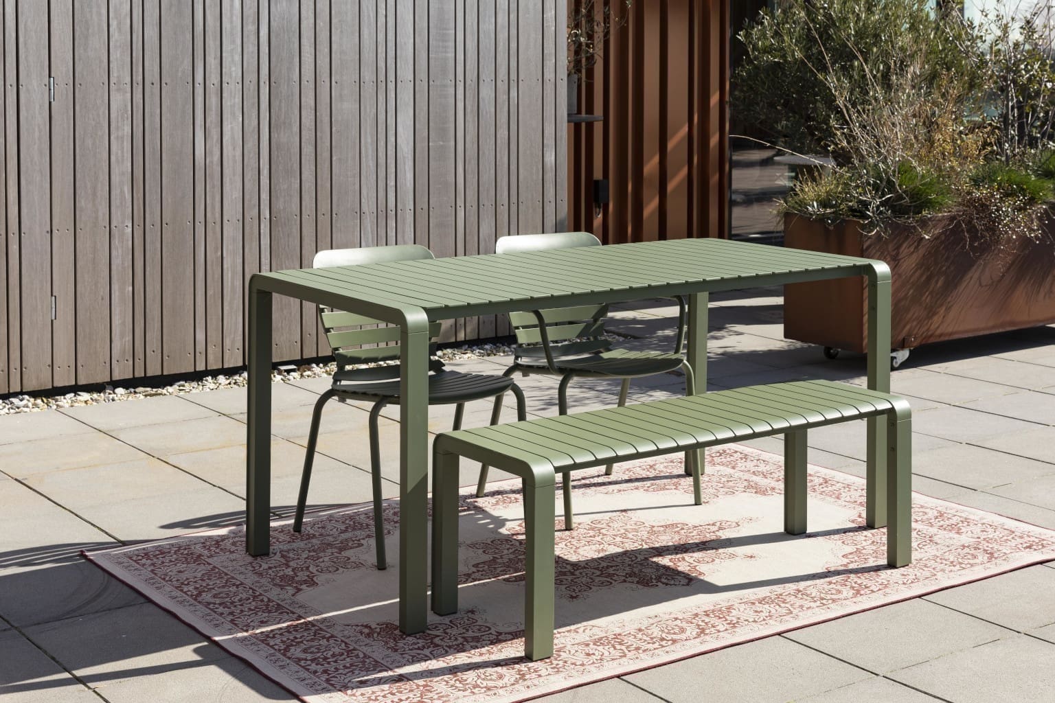 Tuinbank Vondel 129,5x45 Green Zuiver ZVR1700008