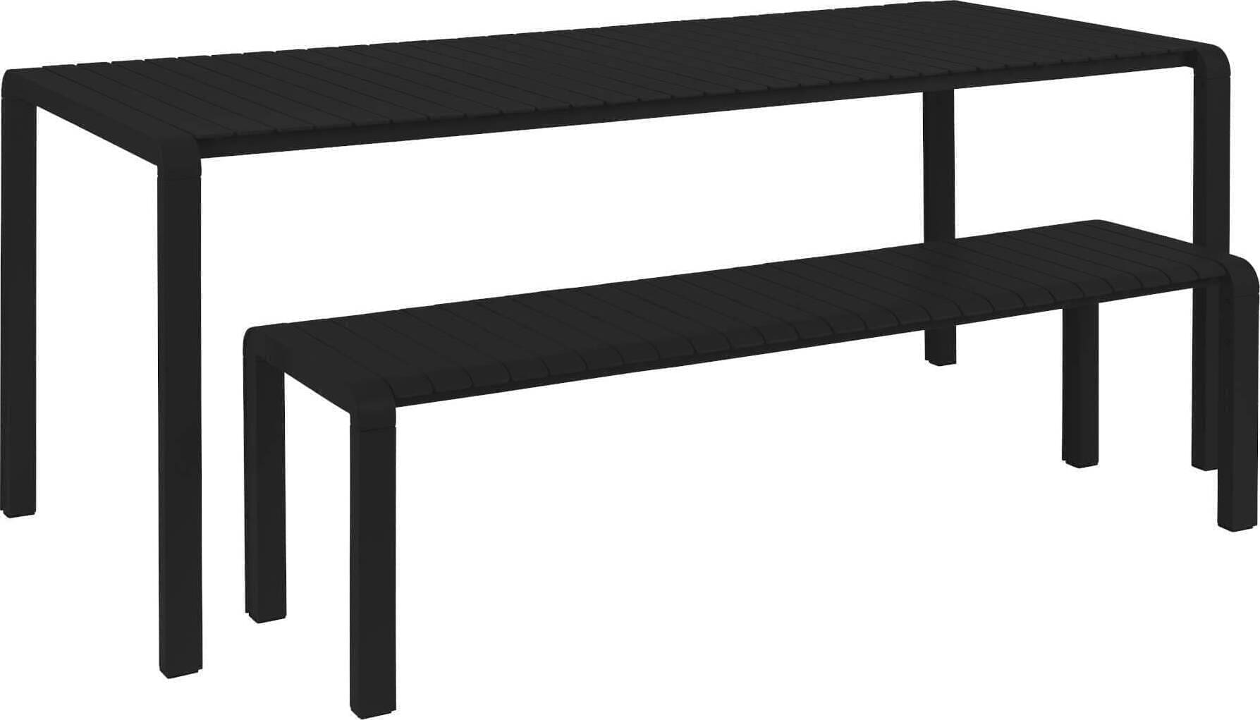Tuinbank Vondel 175x45 Black Zuiver ZVR1700010