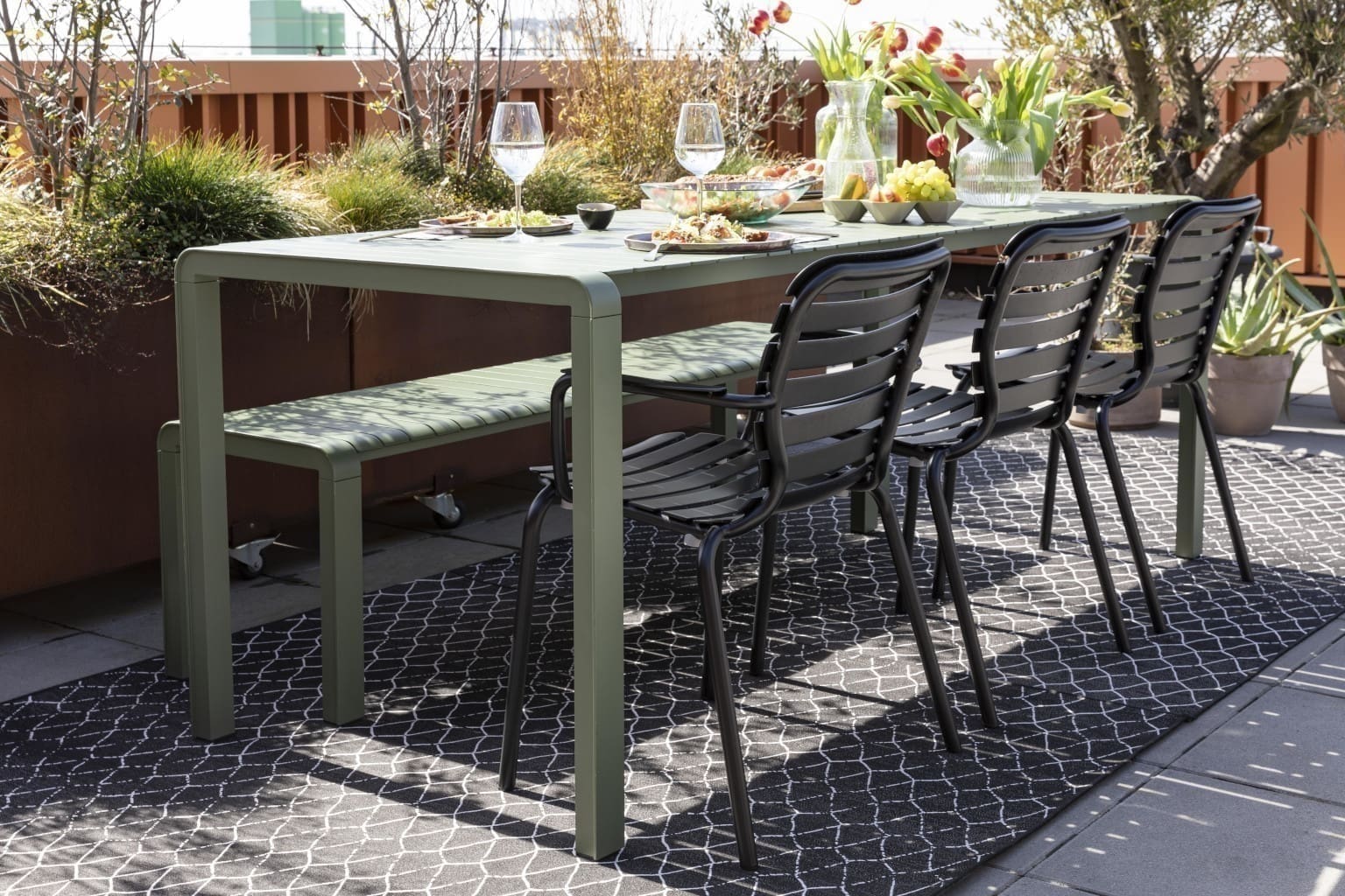 Stoel outdoor Vondel - Black - Afbeelding 18