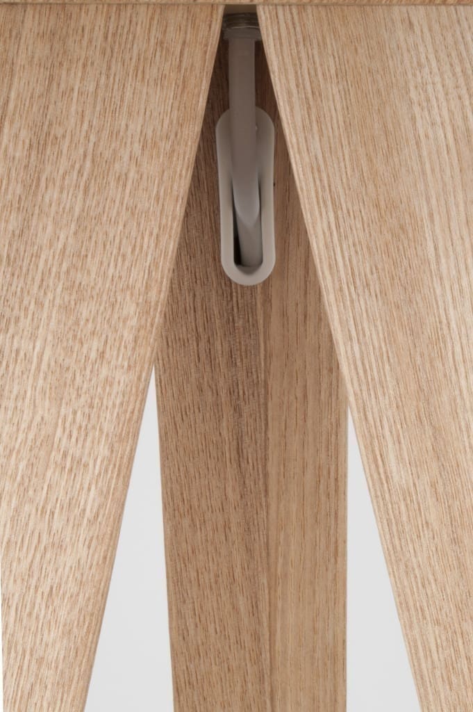 Vloerlamp Tripod Wood White Zuiver ZVR5000806