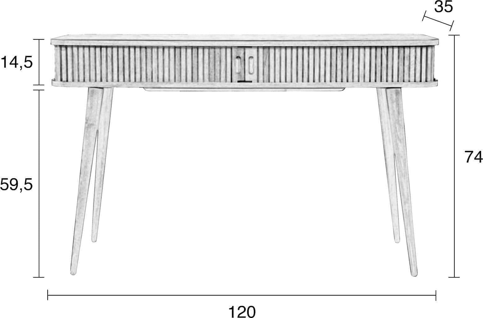 Wandtafel Barbier - Natural - Afbeelding 16