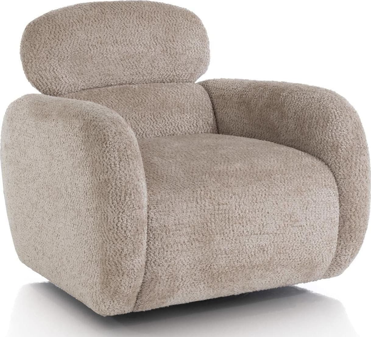 Xooon Ostia draaifauteuil - stof derby beige Fauteuil