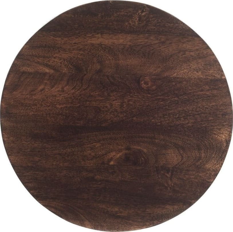 Bijzettafel Salvatora mangohout walnut - Afbeelding 3