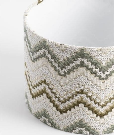 COCO maison Beautiq Lush lampenkap 30 x 21cm - olijf Groen