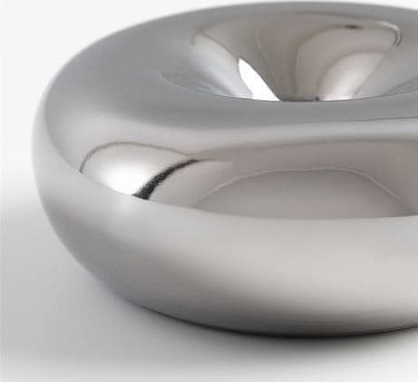 COCO maison Donut kandelaar D12cm Zilver|Grijs Kandelaar