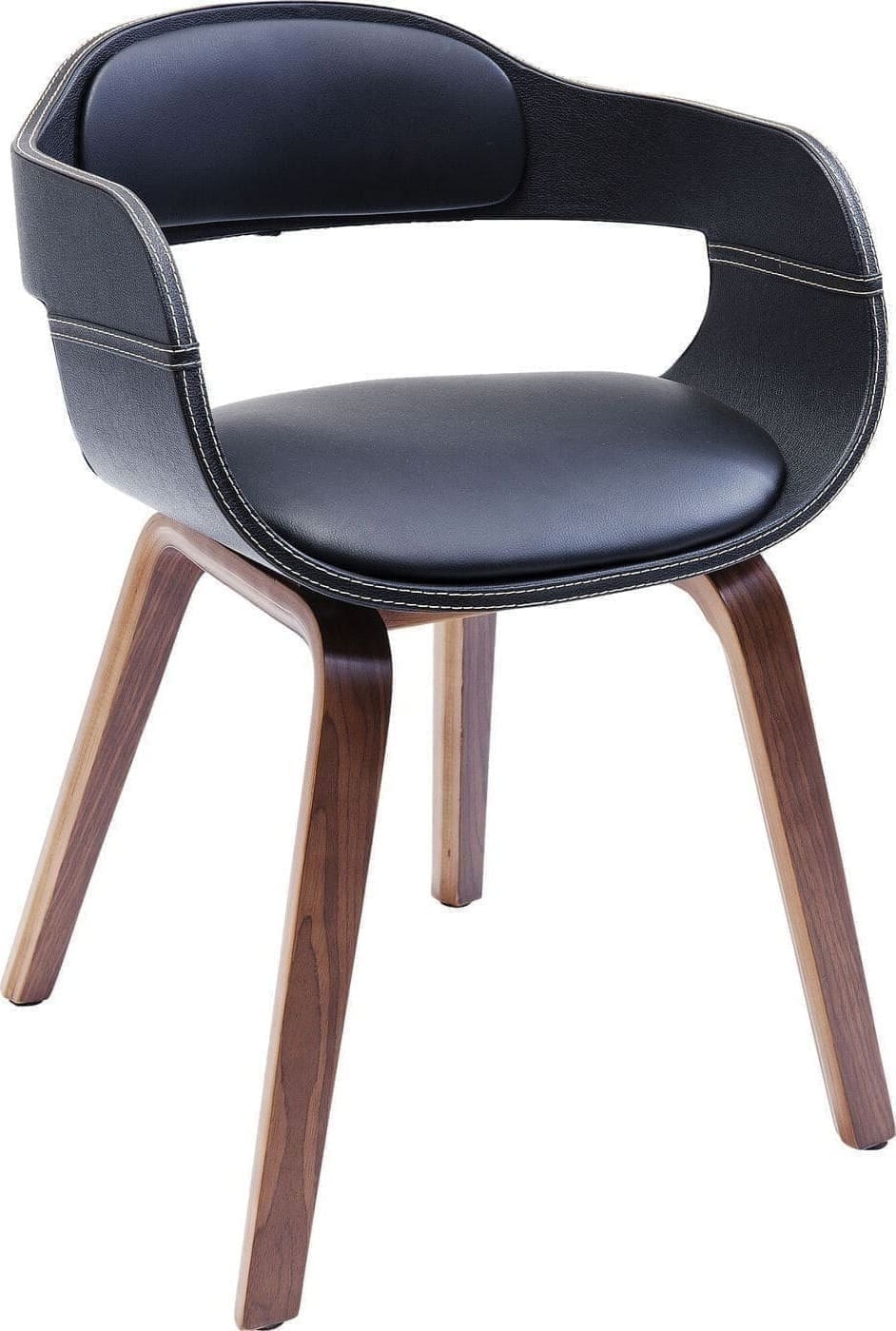 Armstoel Costa Walnut Kare Design Armstoel 78581