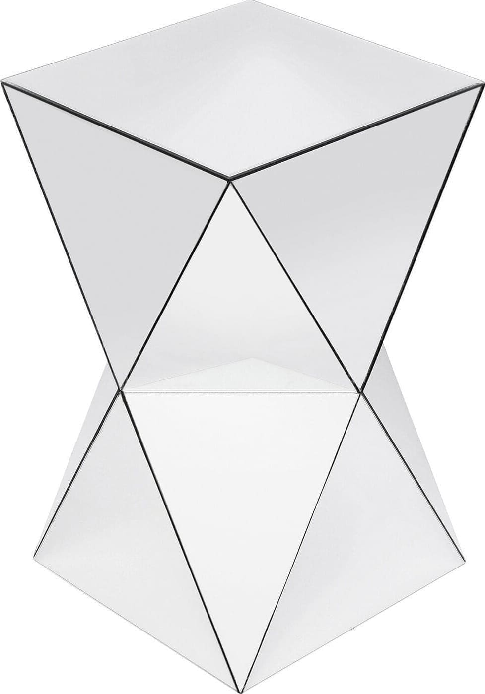 Bijzettafel Luxury Triangle 32x32cm Kare Design Bijzettafel 84157