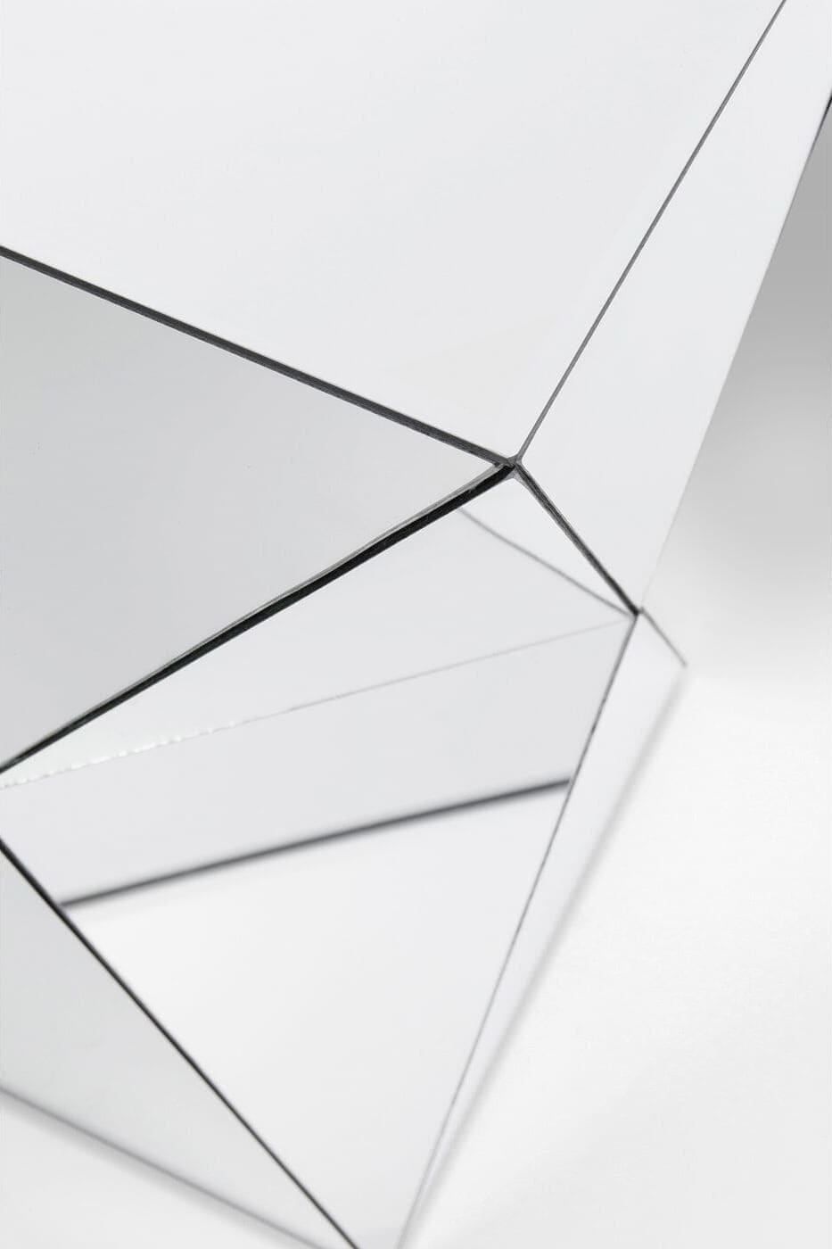Bijzettafel Luxury Triangle 32x32cm Kare Design Bijzettafel 84157
