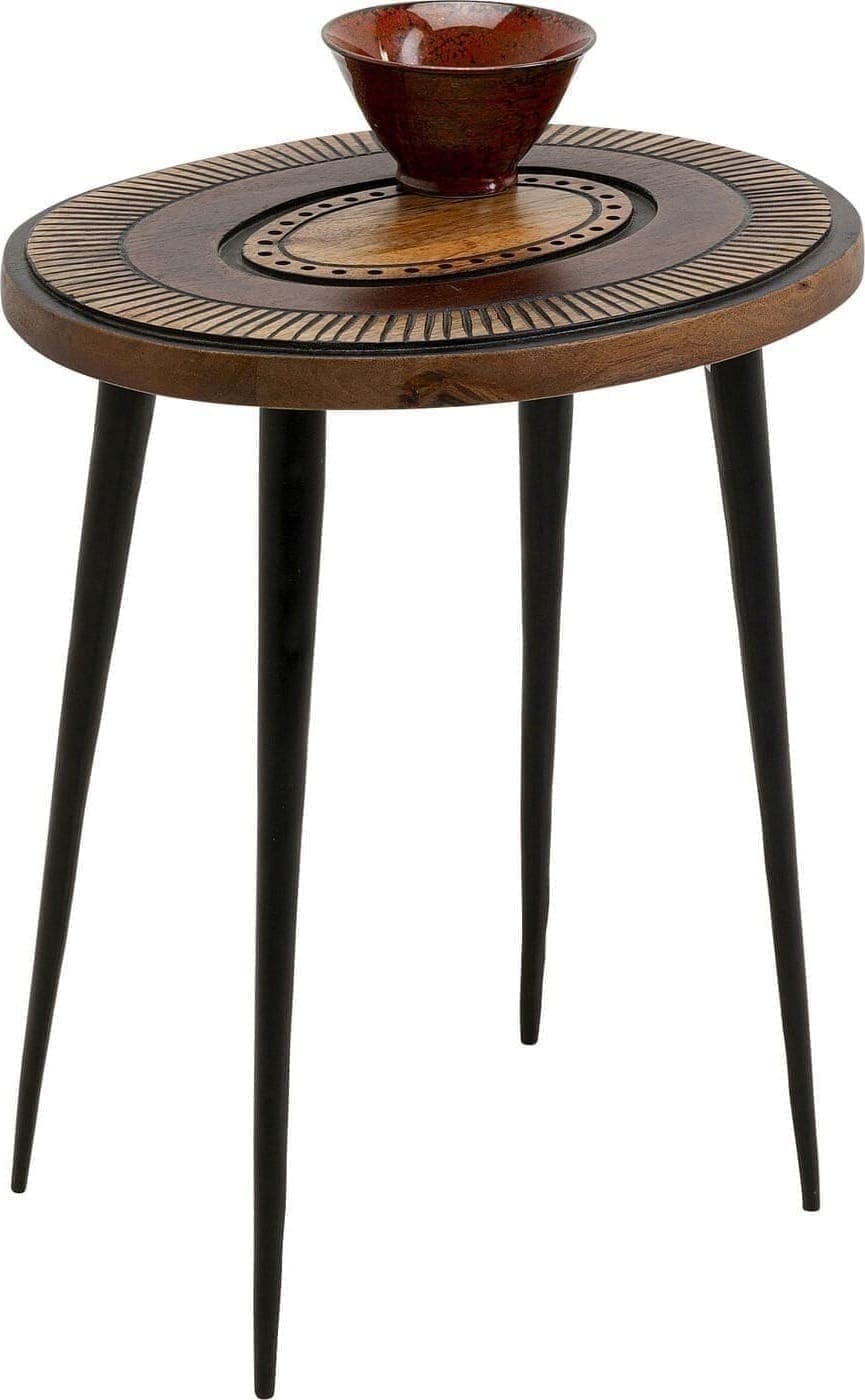 Bijzettafel Medina Oval 40x30cm Kare Design Bijzettafel 70139