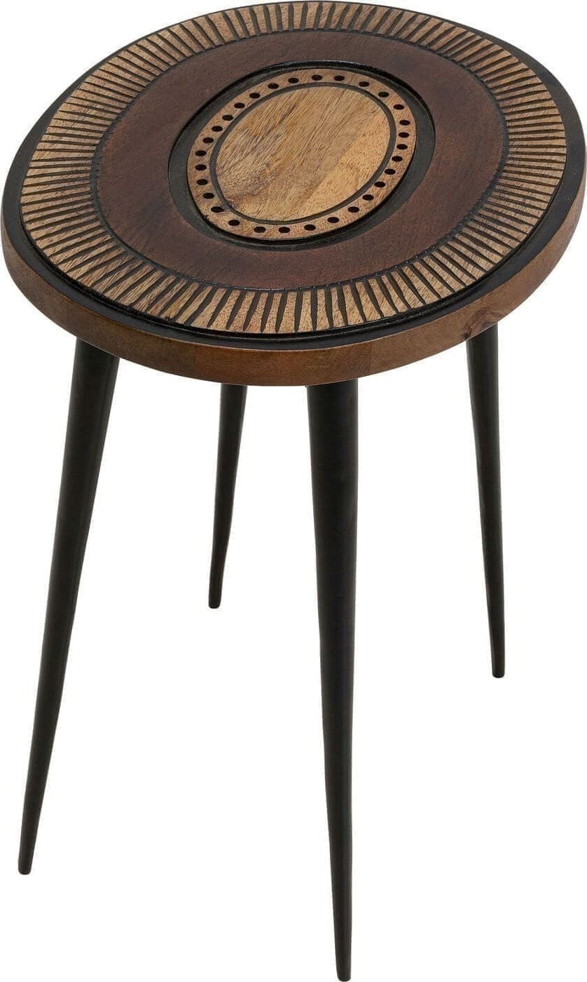 Bijzettafel Medina Oval 40x30cm Kare Design Bijzettafel 70139