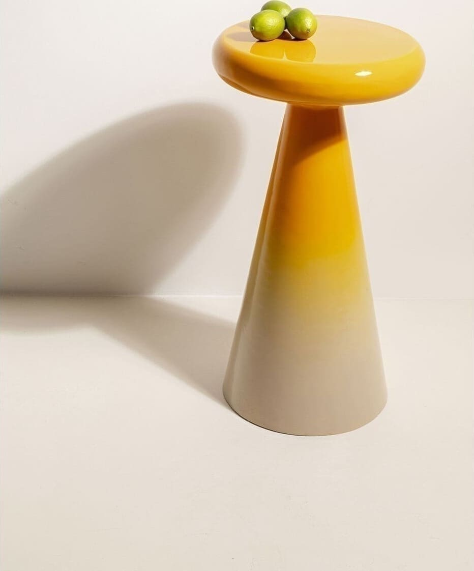 Bijzettafel Rici Colore Ø30cm Kare Design Bijzettafel 70365