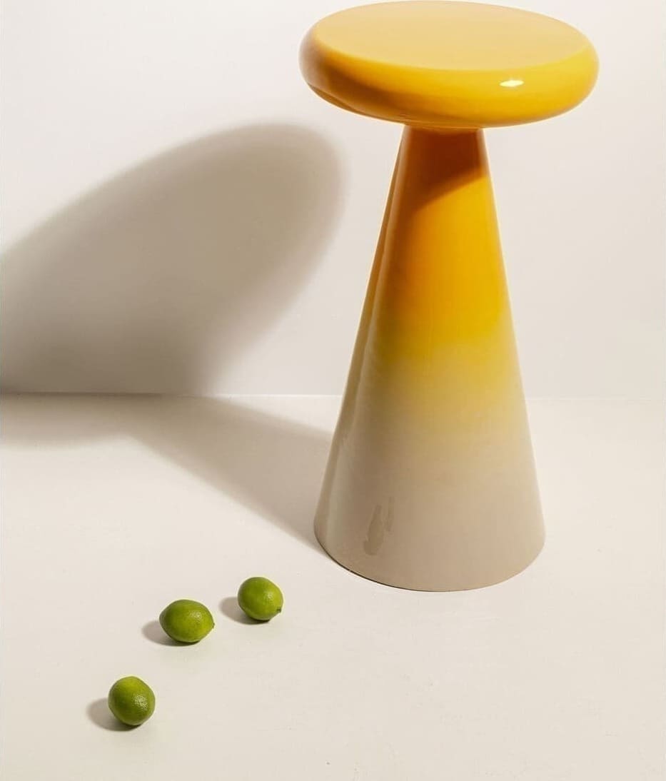 Bijzettafel Rici Colore Ø30cm Kare Design Bijzettafel 70365
