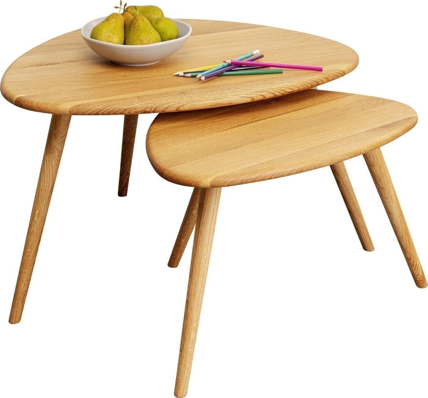 Bijzettafel Vigo (2/Set) Kare Design Bijzettafel 70386