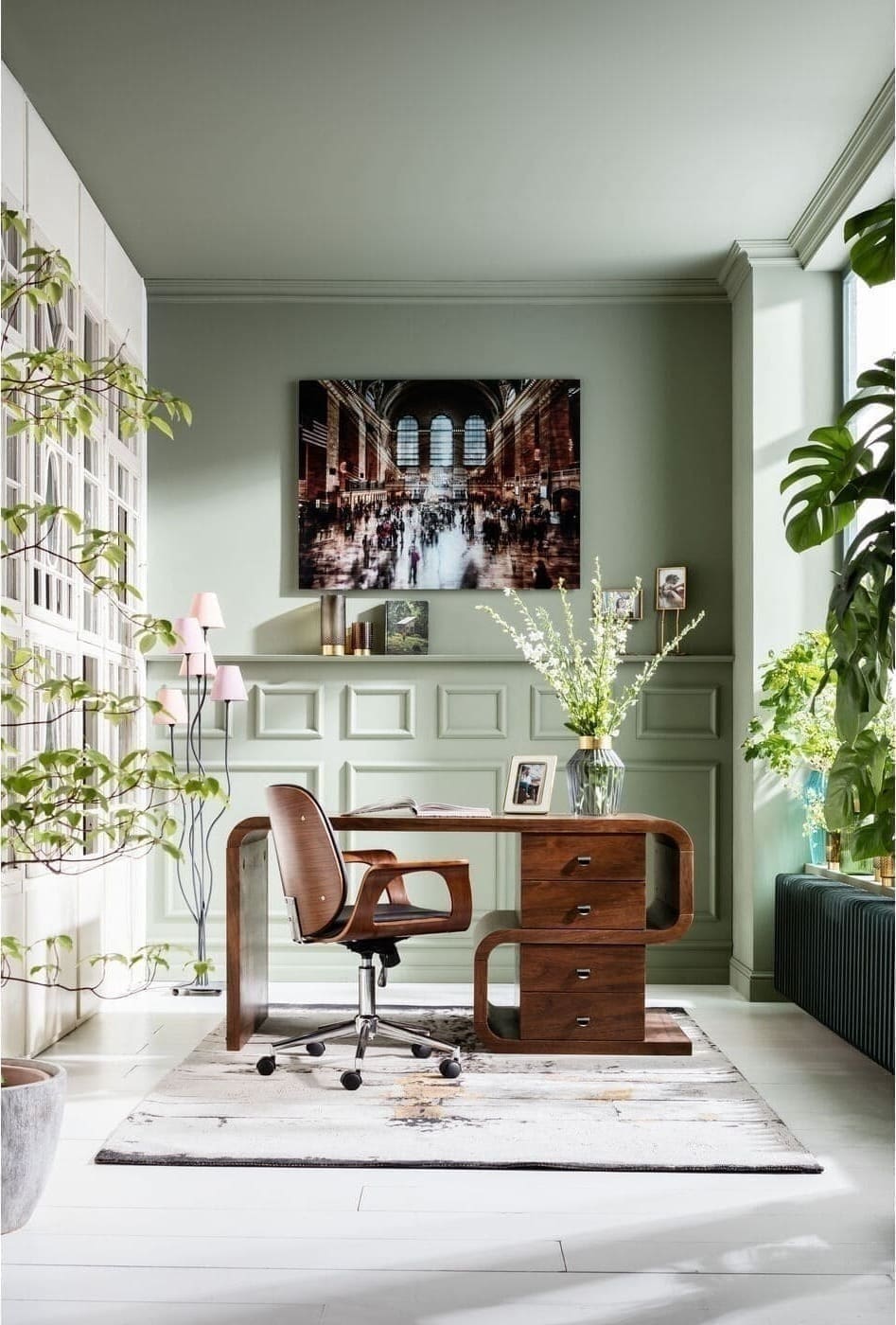 Bureau Soft Snake Walnut 150x70cm Kare Design Bureau 82993