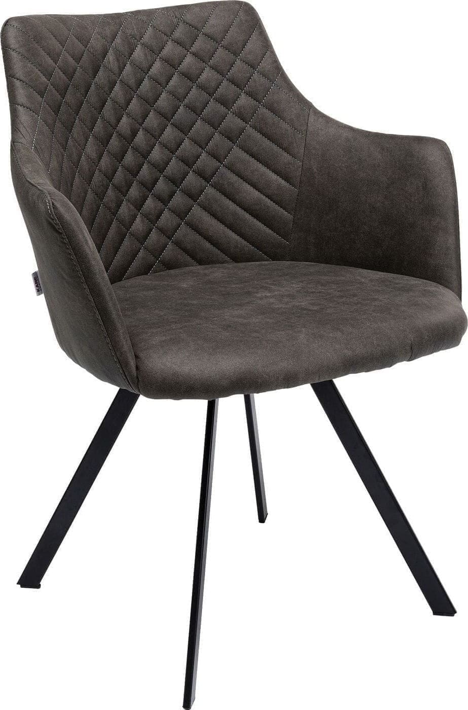 Draaistoel Coco Anthracite Kare Design Eetkamerstoel 86234