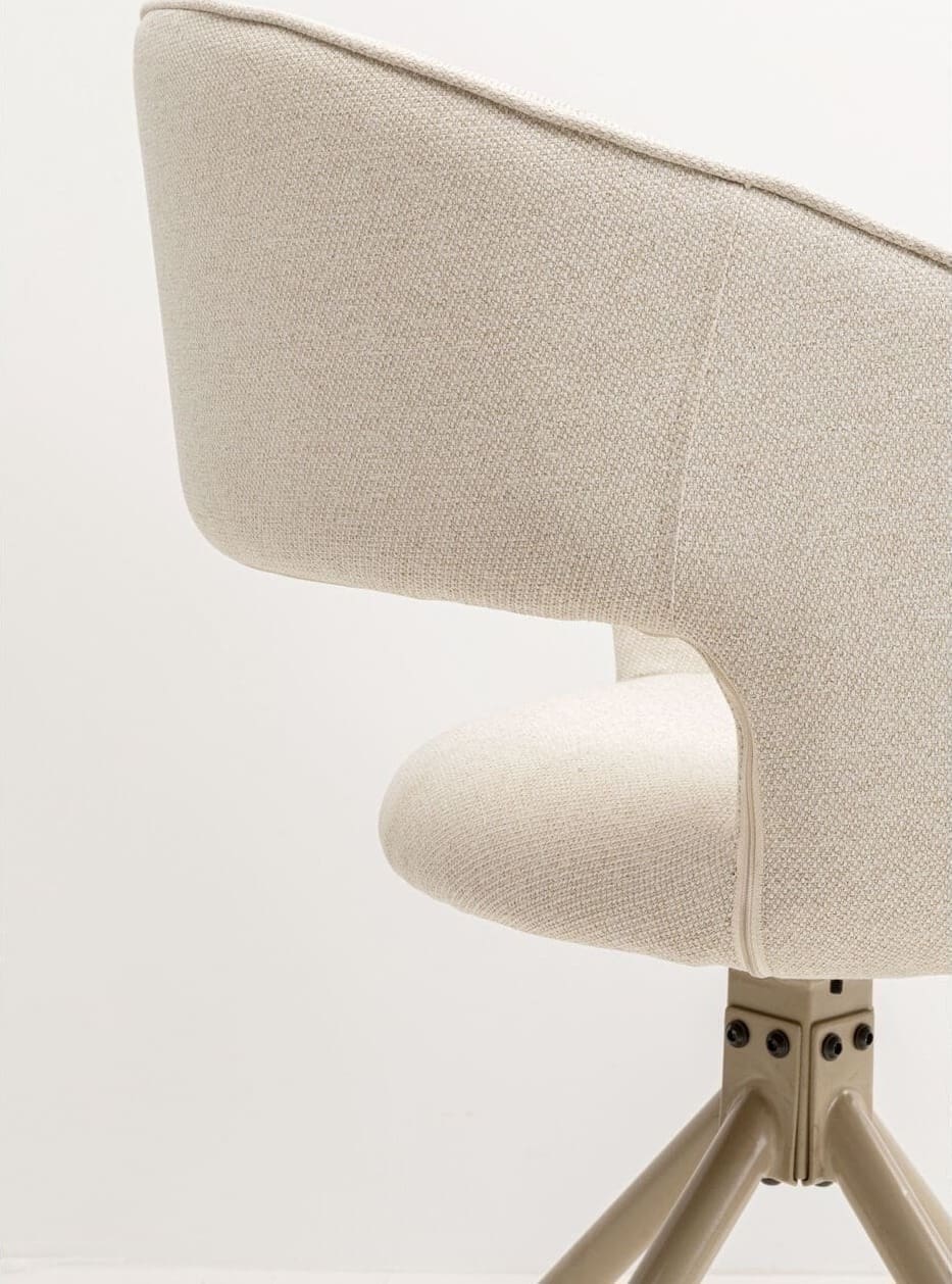 Draaistoel Gina Greige Kare Design Eetkamerstoel 70725