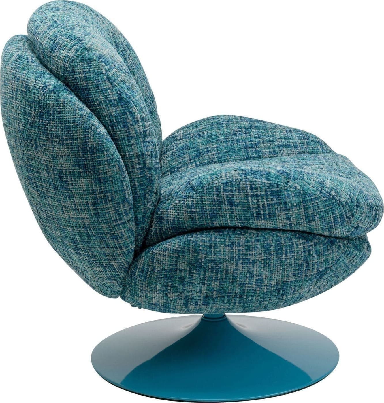 Draaistoel Met Arm Cosy Blue Kare Design Armstoel 70679
