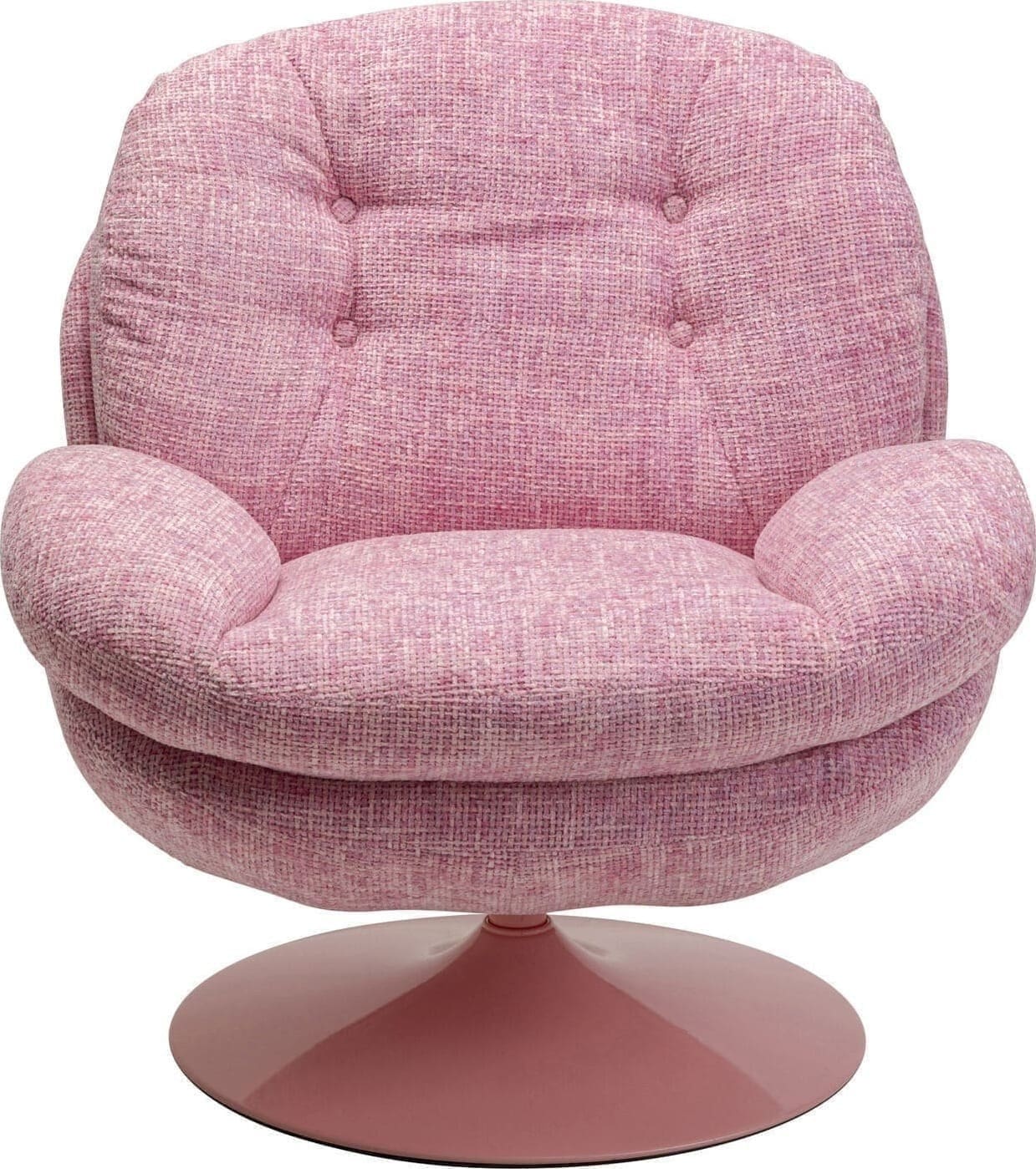 Draaistoel Met Arm Cosy Pink Kare Design Armstoel 70669