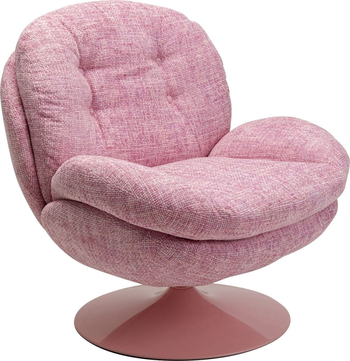 Draaistoel Met Arm Cosy Pink Kare Design Armstoel 70669