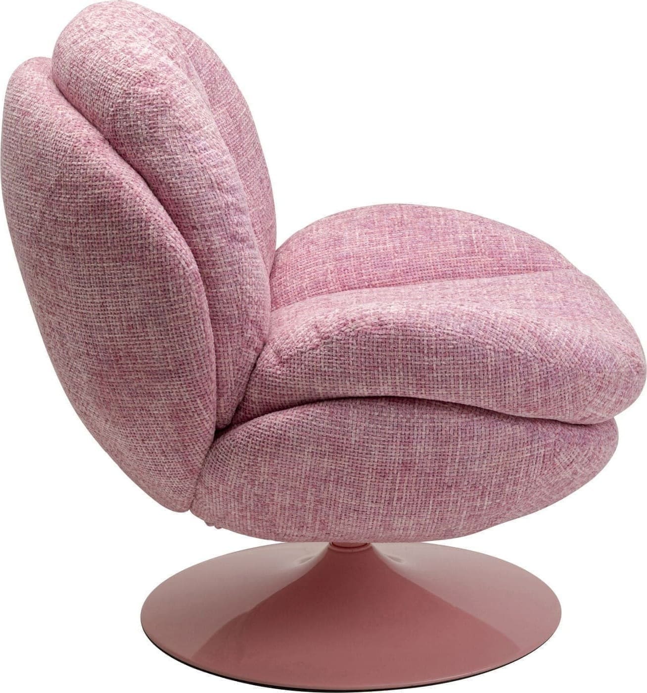 Draaistoel Met Arm Cosy Pink Kare Design Armstoel 70669