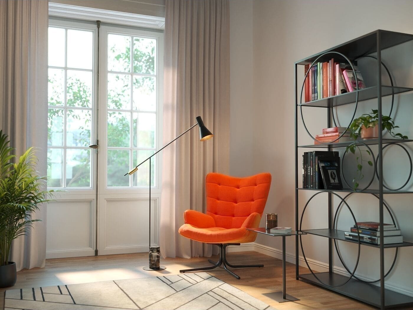 Draaistoel Met Arm Oscar Velvet Orange Kare Design Armstoel 86362