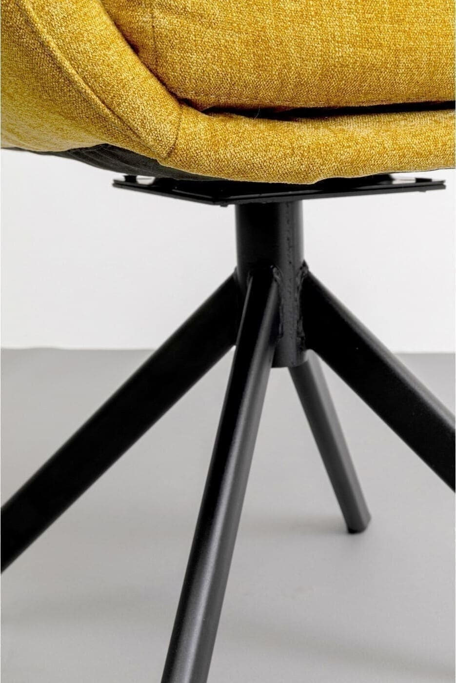 Draaistoel Molly Yellow Kare Design Eetkamerstoel 70422