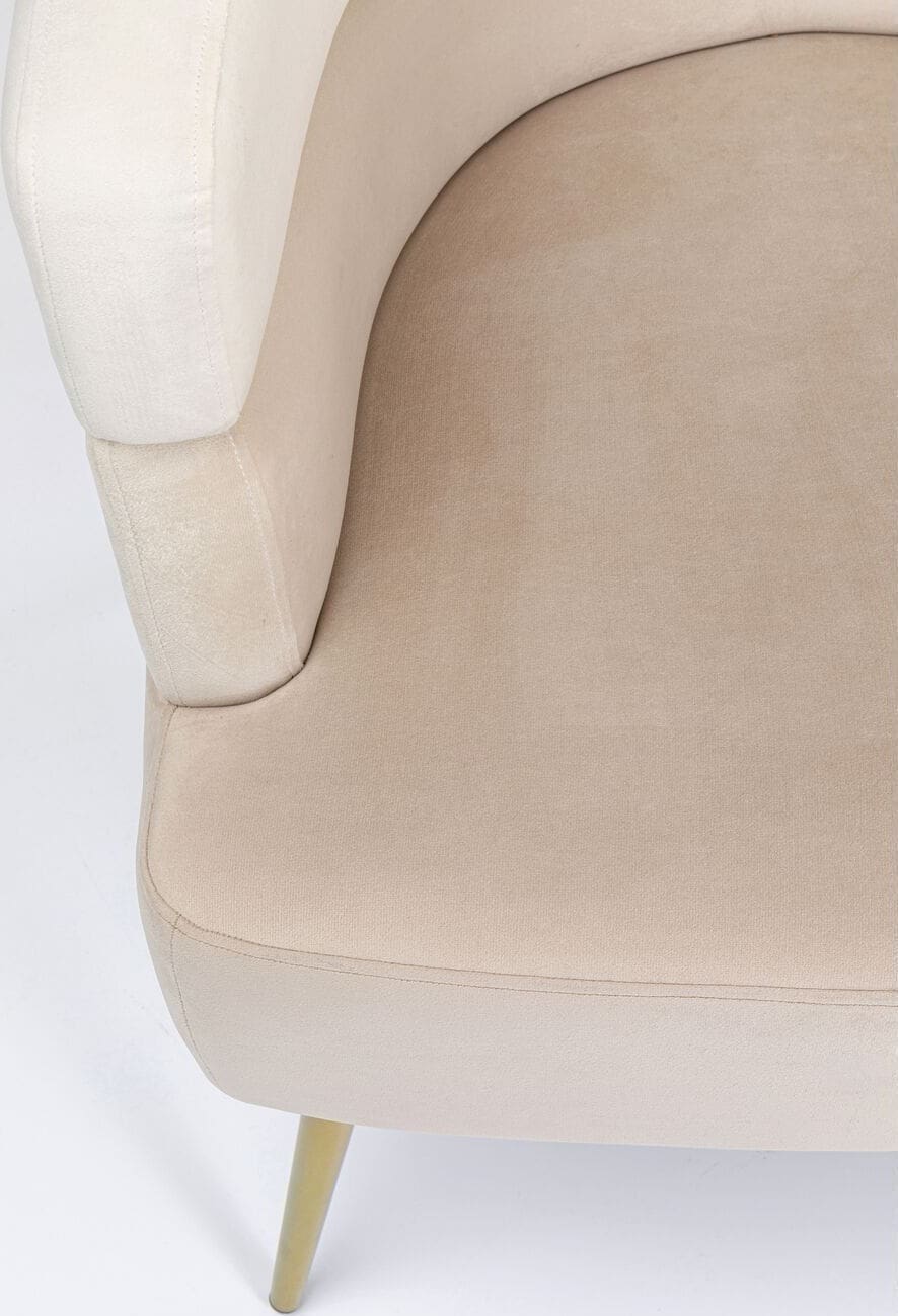 Fauteuil Sandwich Cream Kare Design Fauteuil 85845