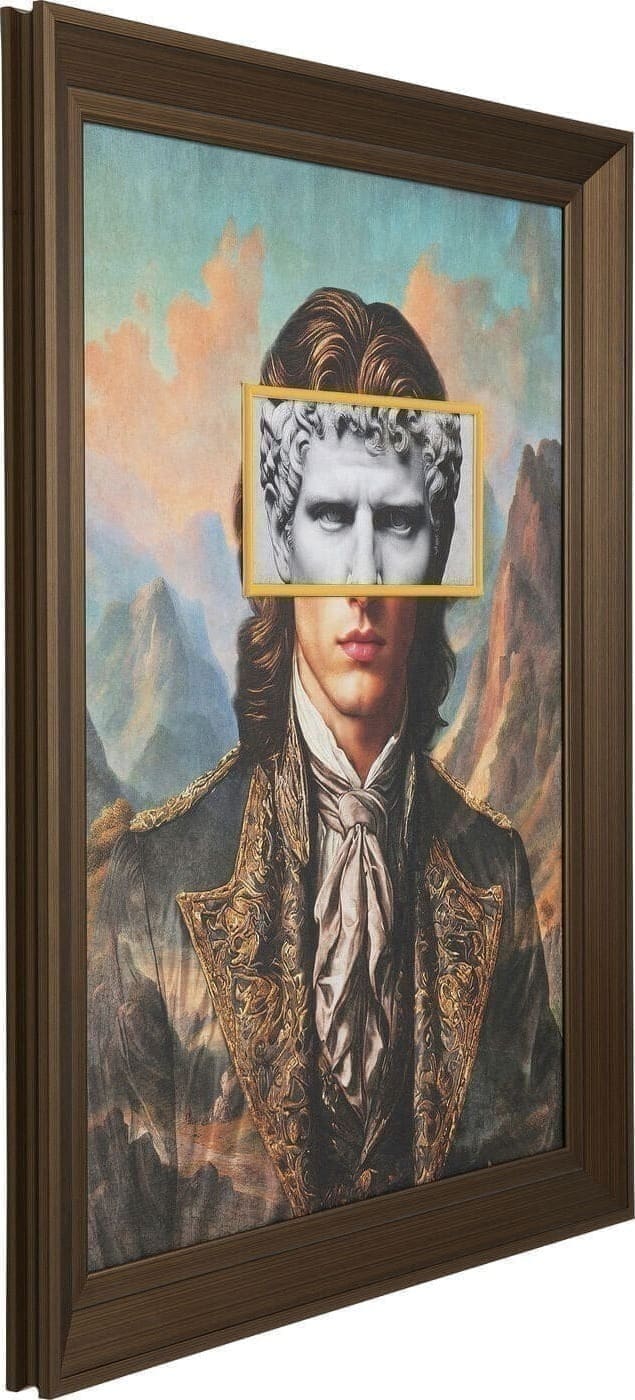 Fotolijst LED Art Gentleman 80x100cm Kare Design Schilderij 57156