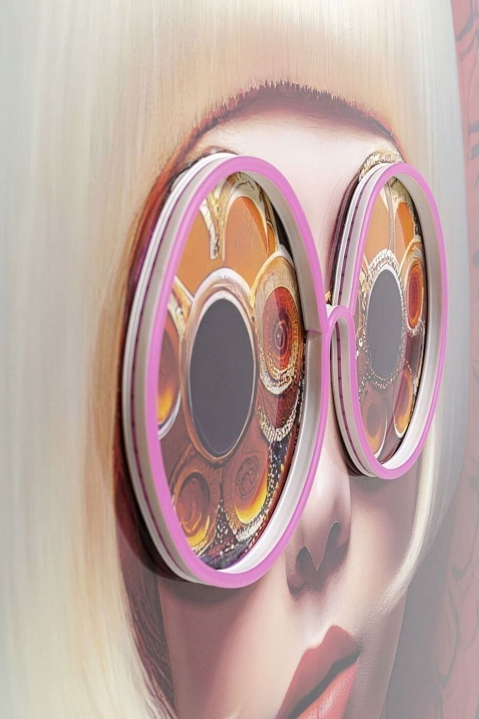 Fotolijst LED Fancy Blonde Lady 120x80cm Kare Design Schilderij 56580