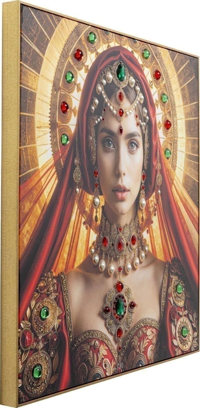 Fotolijst Muse Halo Lady 100x100cm Kare Design Schilderij 57550