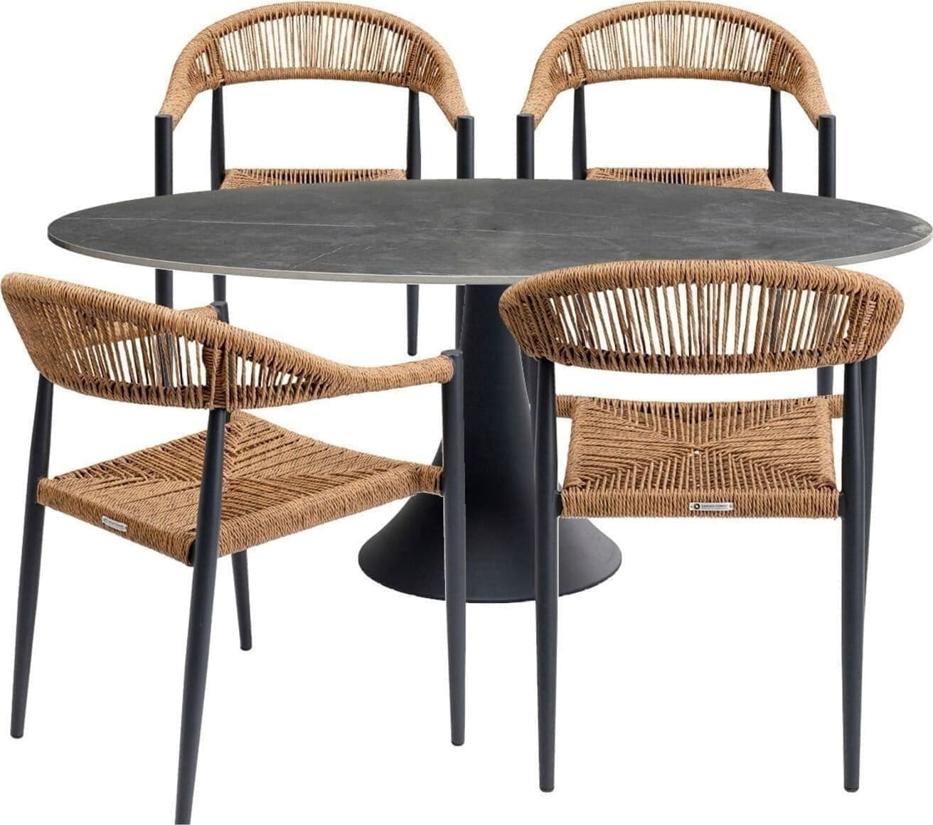 Garden Set Palma Possibilita 180cm Nature 5/Set Kare Design 47438