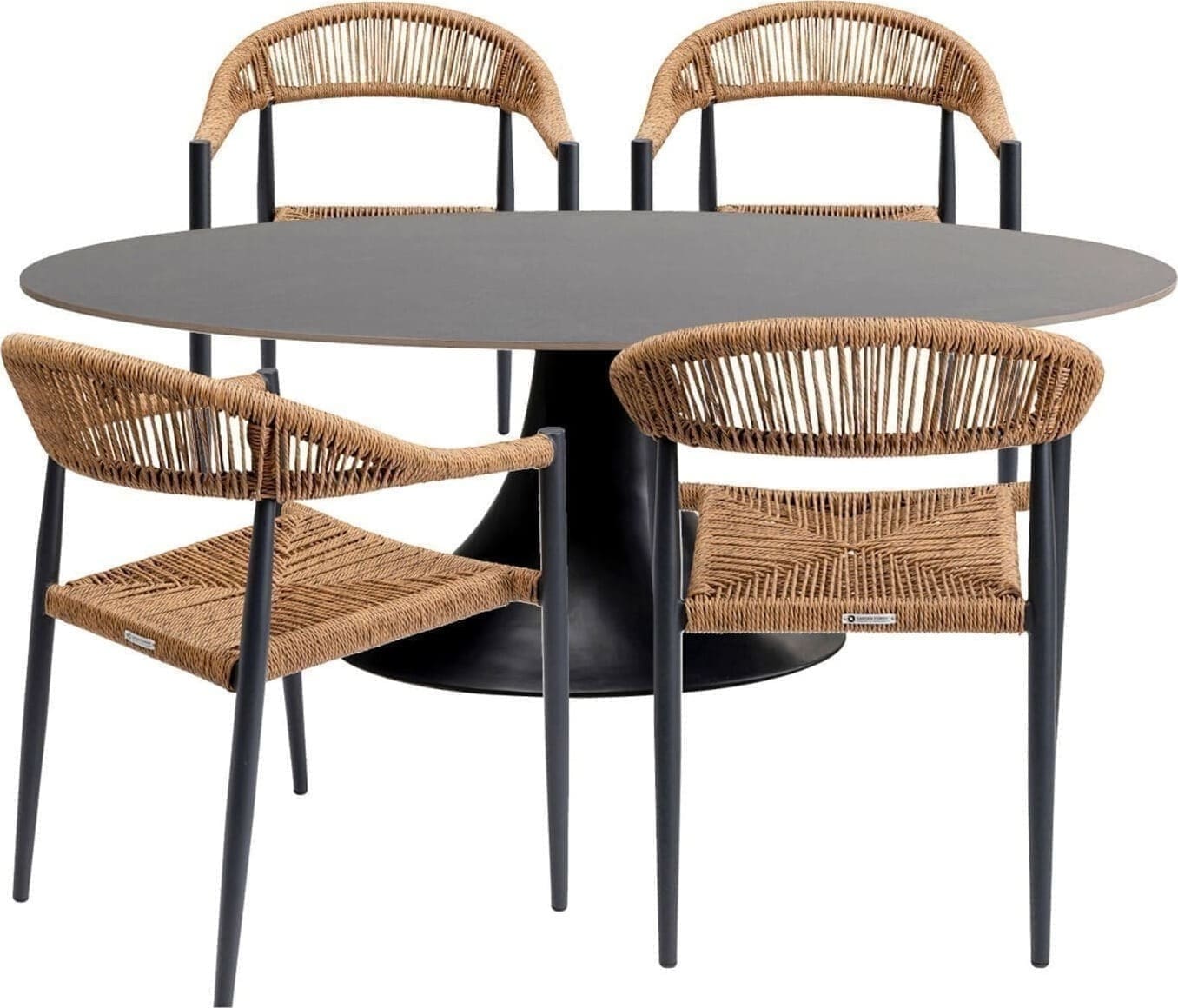 Garden Set Palma Possibilita 220cm Nature 7/Set Kare Design 47439