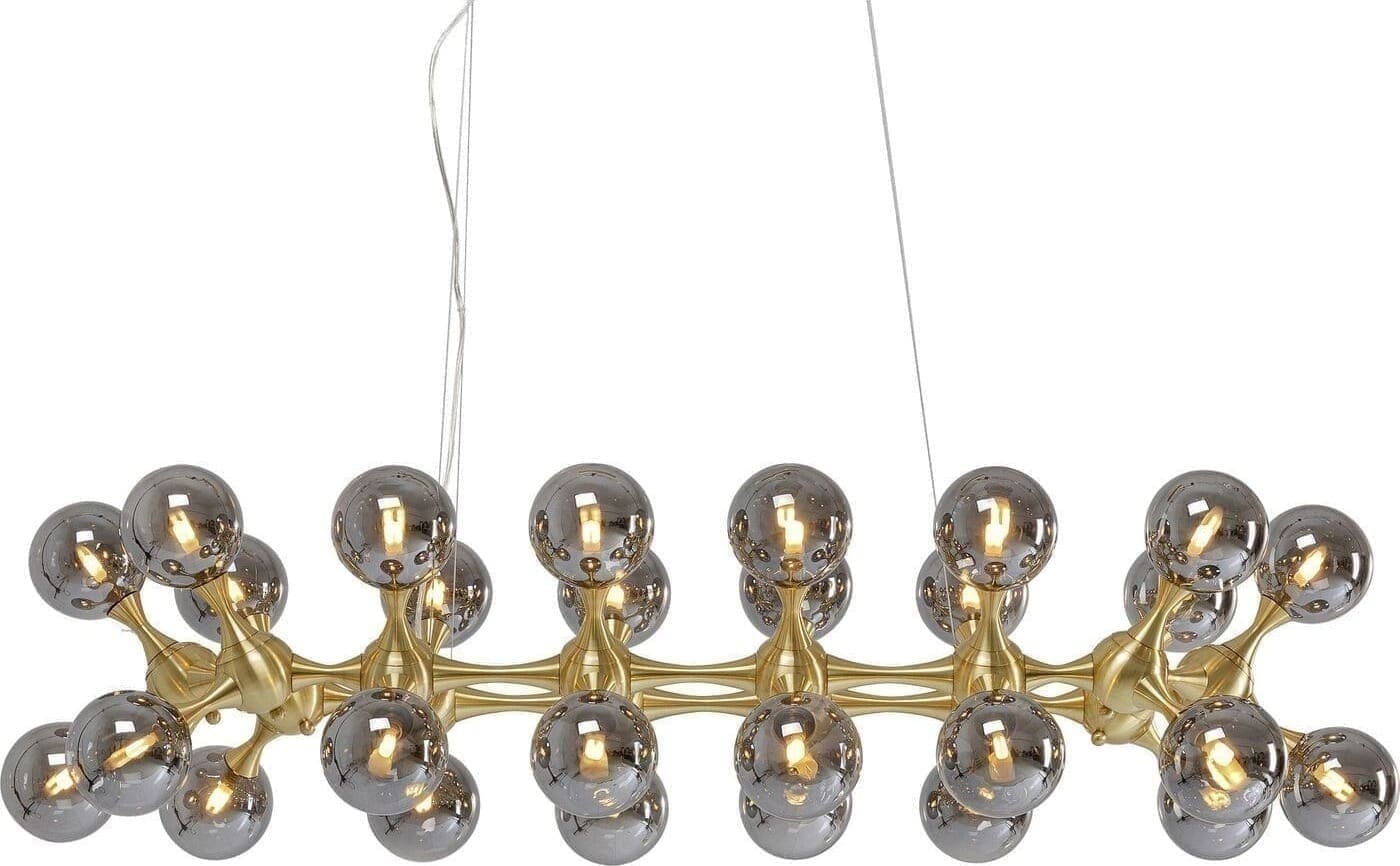 Hanglamp Atomic Bals Brass 140cm Kare Design Hanglamp 53731