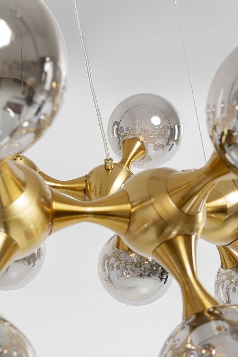 Hanglamp Atomic Bals Brass Ø75cm Kare Design Hanglamp 53394