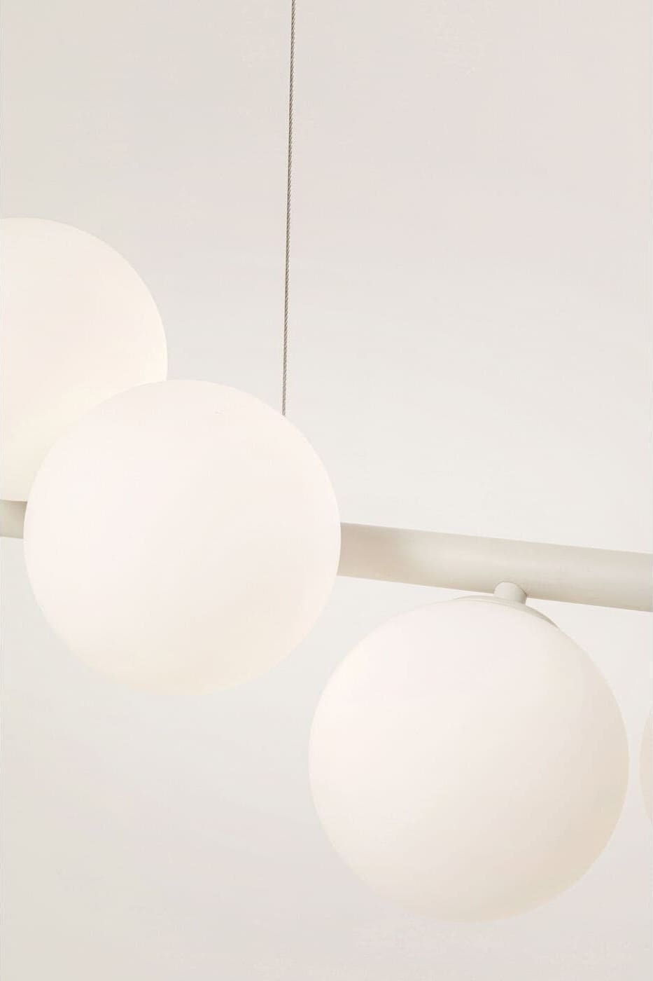 Hanglamp Scala Bals Milky Greige 150cm Kare Design Hanglamp 57546