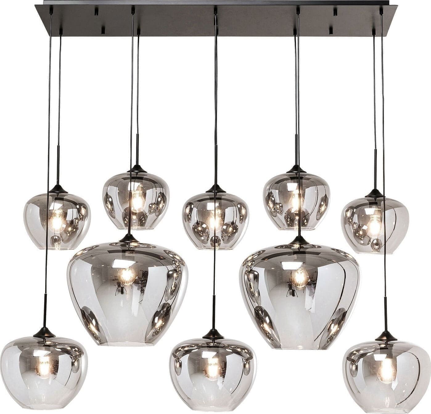 Hanglamp Sphere Smoke Ten 160cm Kare Design Hanglamp 56696