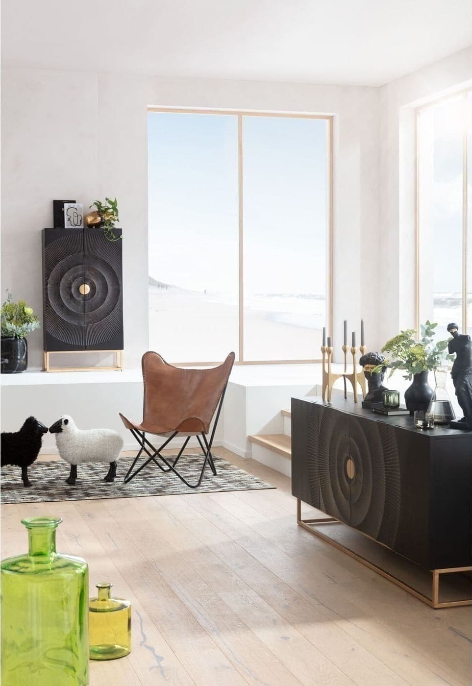 Kast Madeira Dark 76x140cm Kare Design Kast|Bergkast 86565