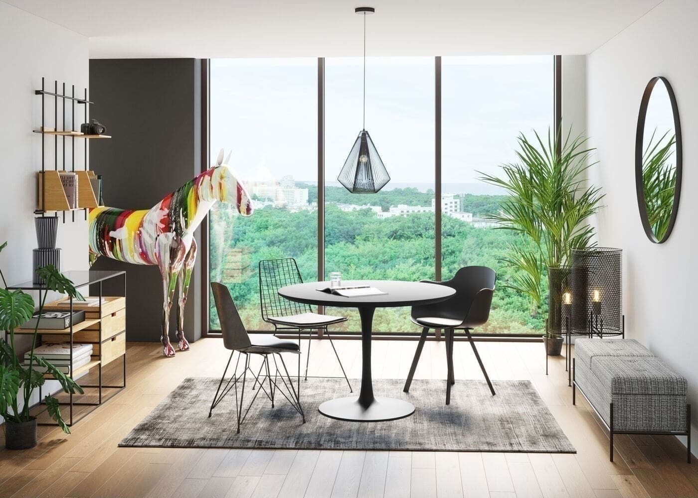 Kunstplant Palm Tree 190cm Kare Design Kunstplant 51789