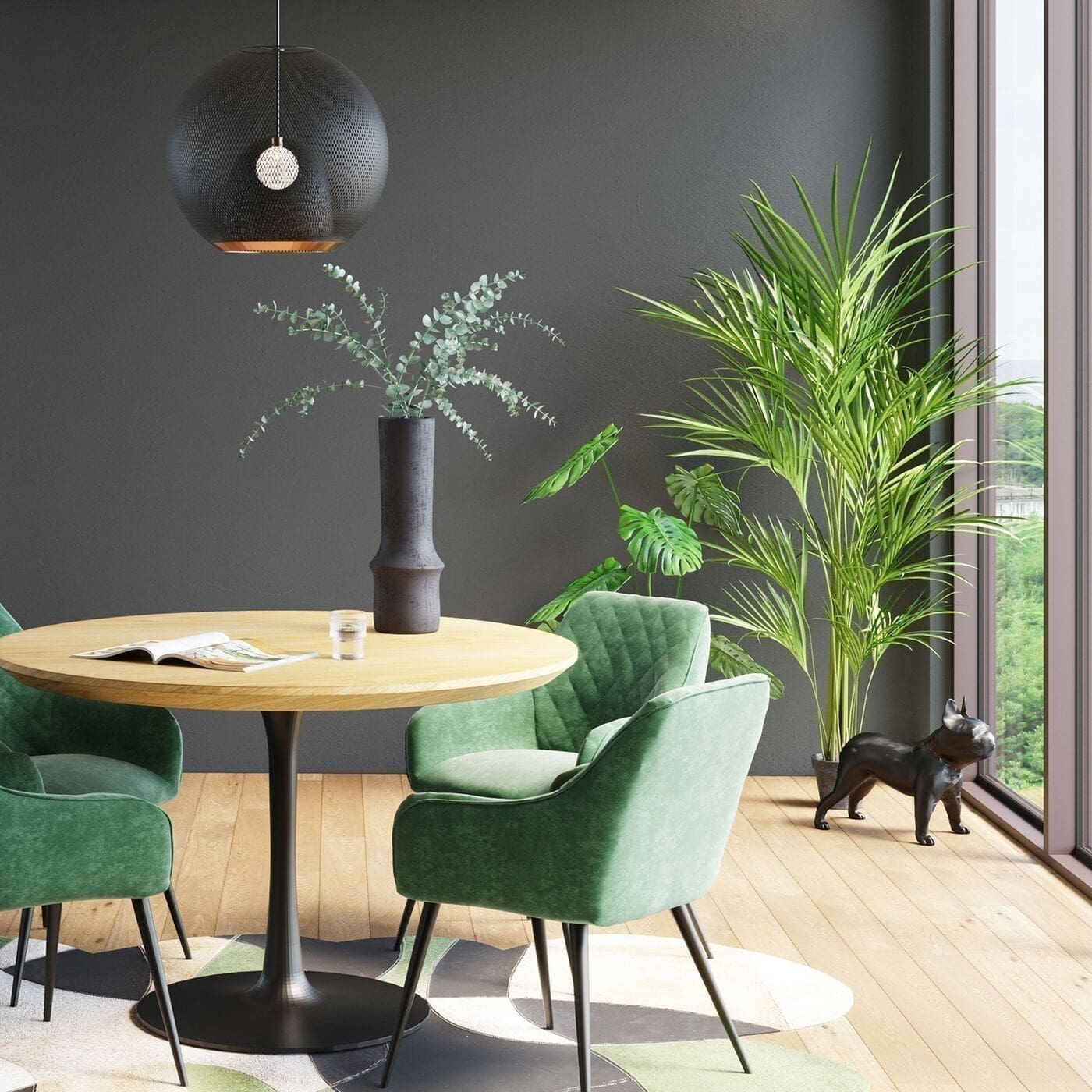 Kunstplant Palm Tree 190cm Kare Design Kunstplant 51789