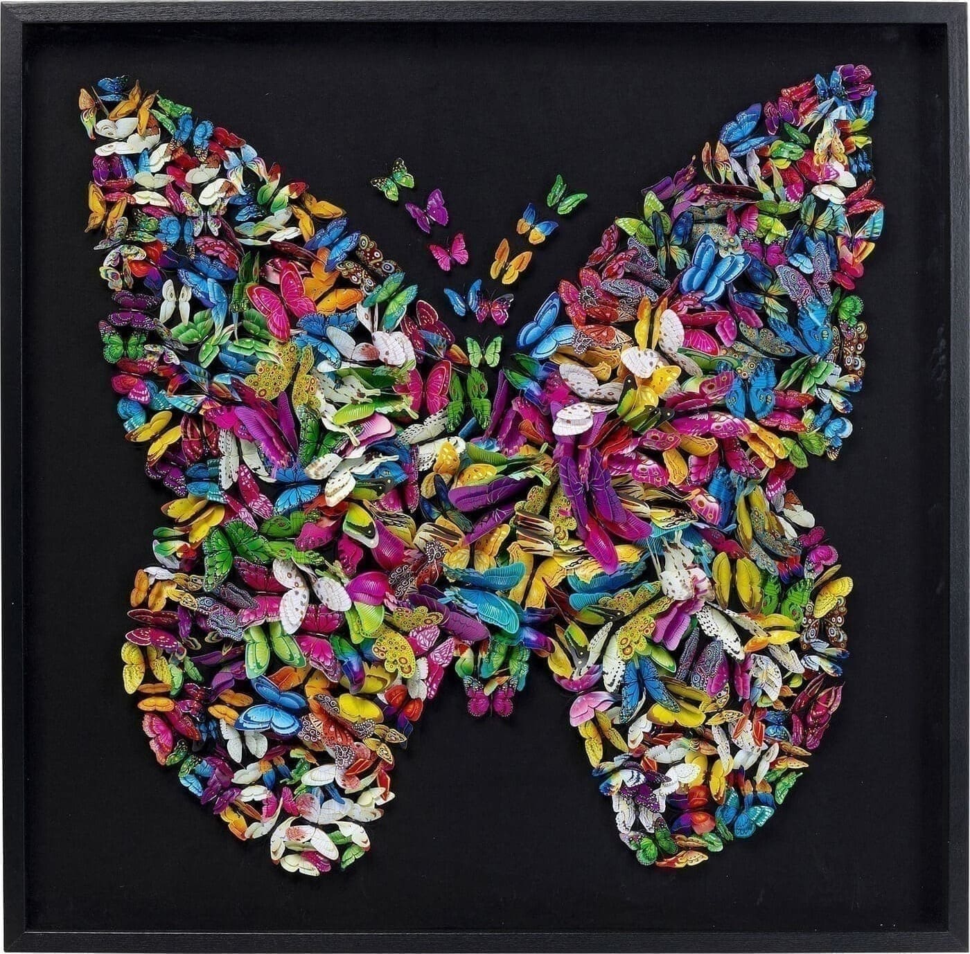 Object Schilderij Farfalla 120x120cm Kare Design Beeld 51628